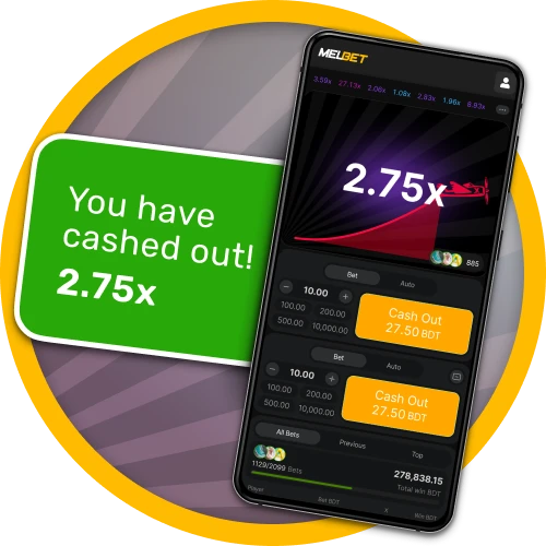 Withdraw your winnings at any time while playing the Aviator game at Melbet.