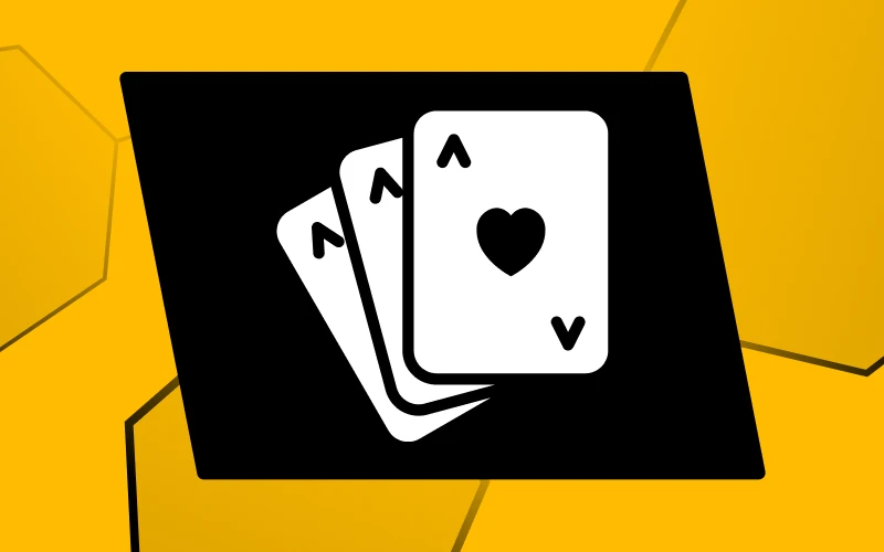 Visit Melbet casino section and start playing poker.